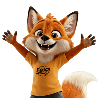 Foxx Club Foxy der jubelt